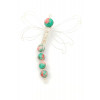 Lola Bijoux Multicolor Agata Dragonfly Brooch