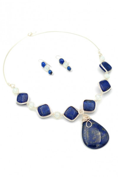 Colier Lola Bijoux Lapis Lazuli